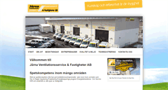 Desktop Screenshot of jvf.se